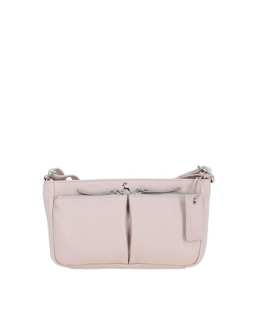Ashwood Leather Pink 'Iverness' Real Crossbody Bag