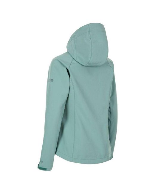 Trespass Green Ladies Bela Ii Waterproof Softshell Jacket Mist)