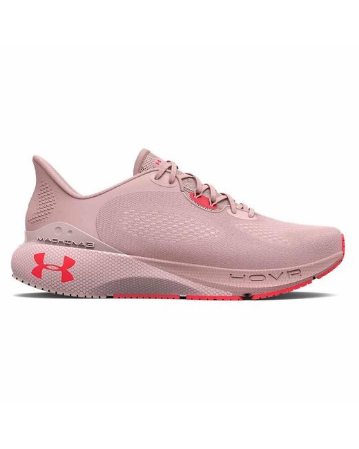 Under Armour Pink Hovr Machina 3 Running Trainers