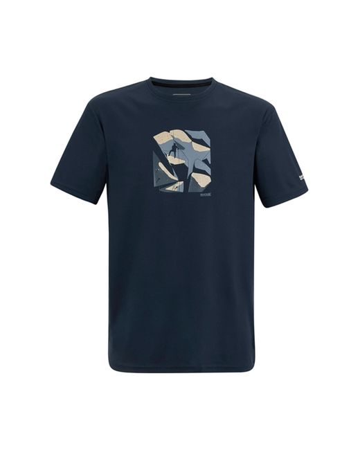 Regatta Blue Fingal Rock Climber T-Shirt for men