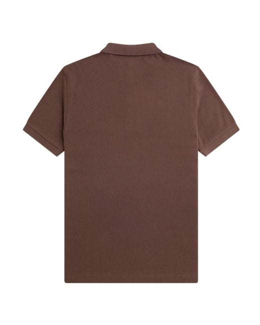 Fred Perry Brown Classic Brick Polo Shirt for men
