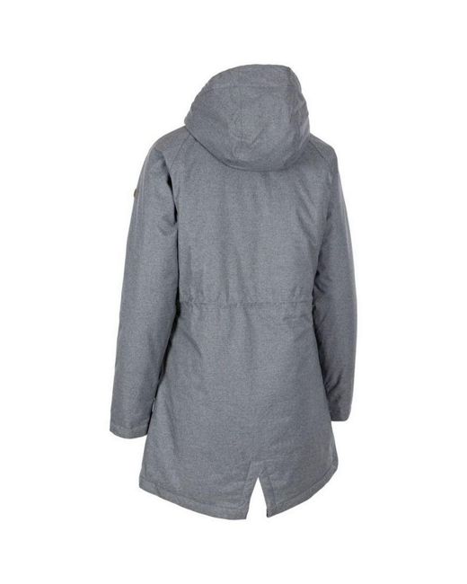 Trespass Gray Ladies Wintertime Waterproof Jacket