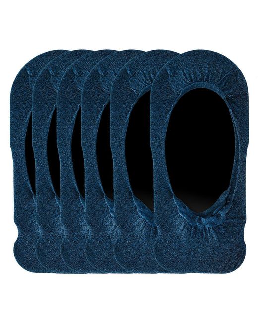 Dim Blue Pack-6 Non-Slip Cotton Foot Protectors D08Xq