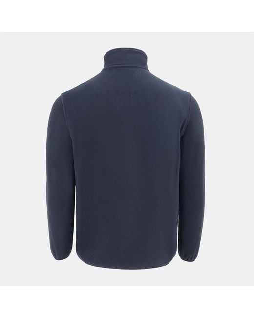 Donnay Blue Quarter Zip Fleece Jacket for men