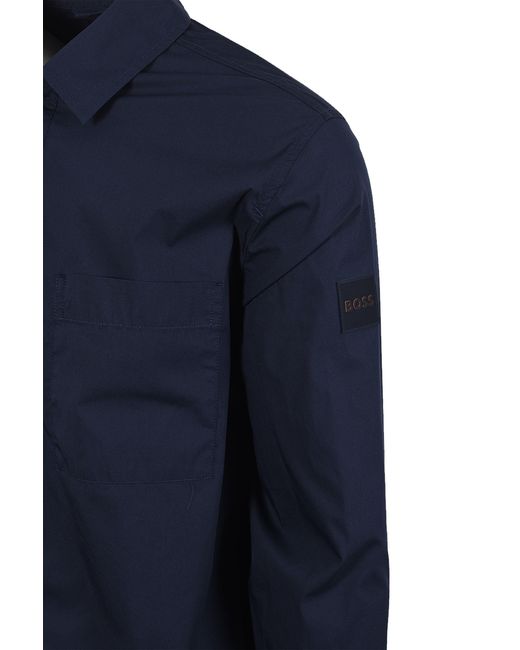 Boss Blue Lockyo Shirt Dark for men