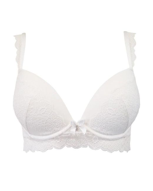 Pour Moi White Divine Push Up Bra