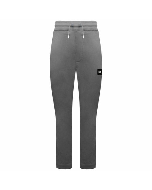 Weekend Offender Gray Jakarta Track Pants Cotton for men