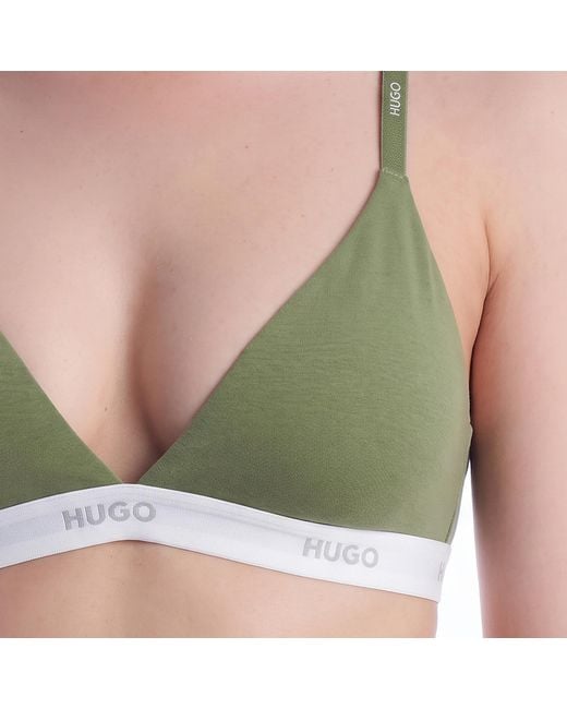 Boss Green Cotton Triangle Bra 50557093