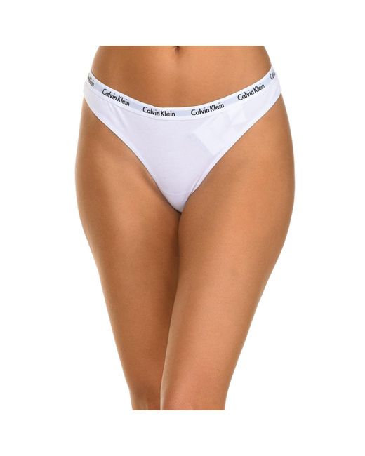 Calvin Klein White Pack 3 Thongs