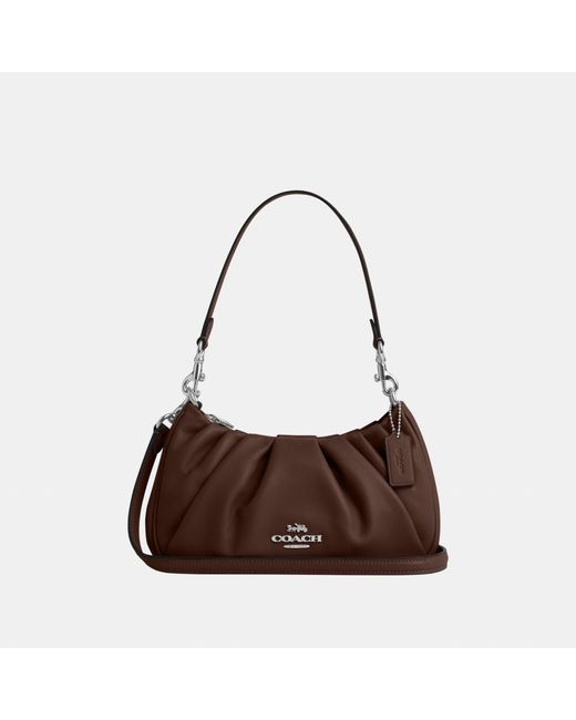 COACH Brown Teri Shoulder Bag