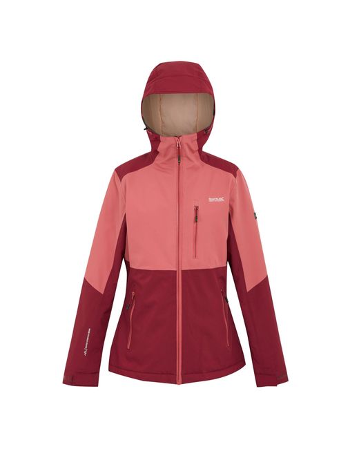 Regatta Red Ladies Kelora Insulated Waterproof Jacket (Rumba/Mineral)