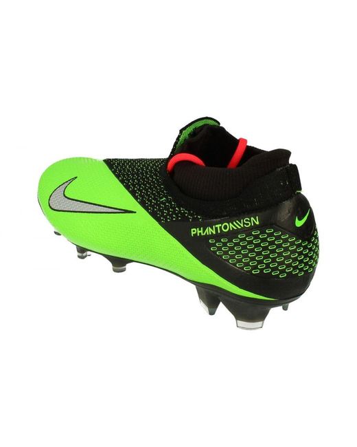 Nike Green Phantom Vsn 2 Elite Df Fg Football Boots for men