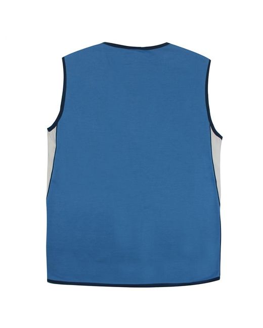 Nike Blue Vintage 1/4 Zip Vest Top for men