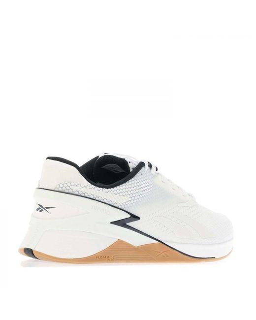 Reebok Nano X3 Sportschoenen Voor In Wit in het White voor heren