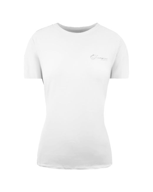 Champion White Comfort Fit T-Shirt Cotton