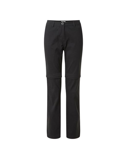 Craghoppers Black Ladies Kiwi Pro Ii Convertible Trousers