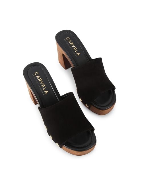 Carvela Kurt Geiger Brown Suede Novella Mule Mules