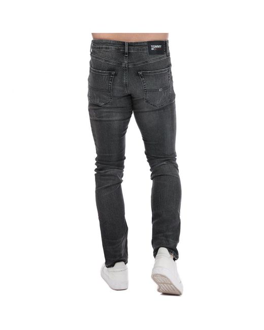 Tommy Hilfiger Black Scanton Slim Fit Jeans for men