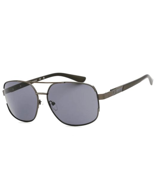 Guess Mannen Zonnebril 59/15/145 Mm Metaal in het Black voor heren