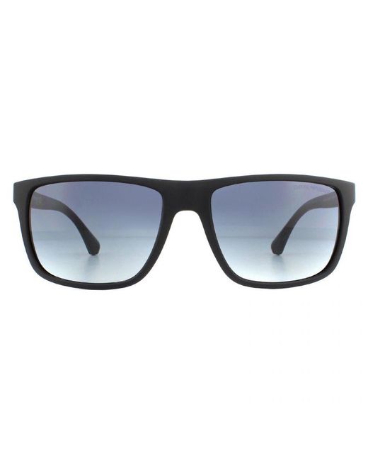 Emporio Armani Blue Sunglasses Ea4033 58644L And Rubber Gradient for men