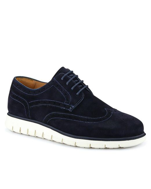 Jones Bootmaker Blue Londoncity2 Brogue Derby Shoes for men