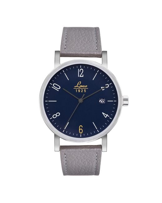 Laco Blue Automatic Mechanical Watch With Date,Classic Series,862070N for men