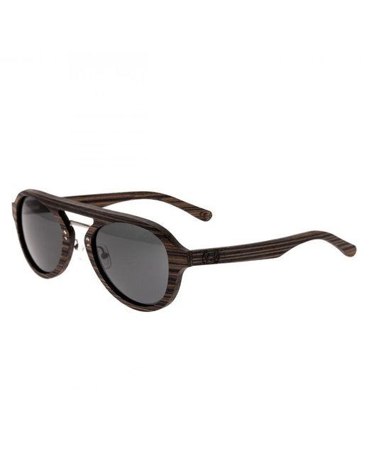 Earth Wood Brown Cruz Polarized Sunglasses