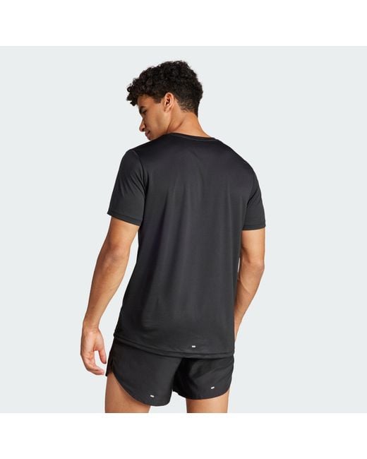 Adidas Originals Black Run It Tee for men