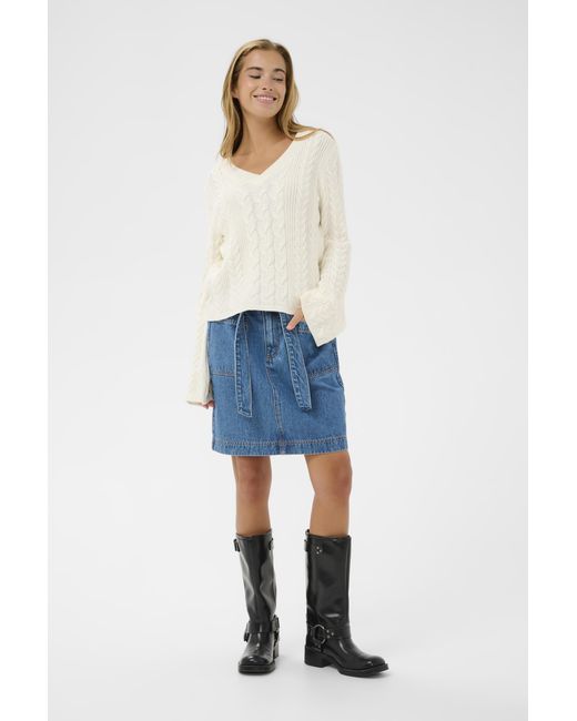 Kaffe Pullover Kaliliana Pullover Regular Fit in het Blue