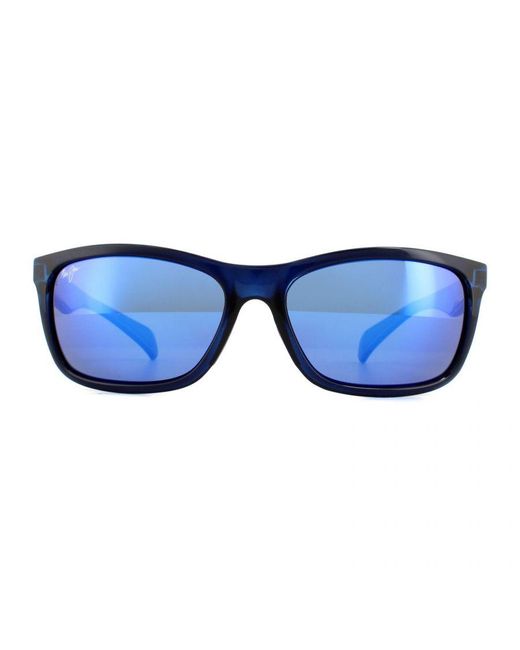 Maui Jim Blue Rectangle Hawaii Polarized Sunglasses for men