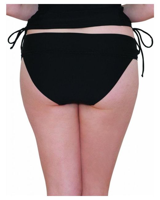 Curvy Kate Black Jetty Fold Over Bikini Brief