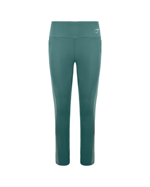 GYMSHARK Green High Rise Fit Leggings