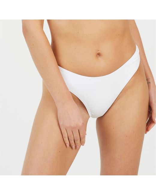 Brave Soul White Rise Bikini Bottoms