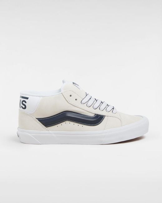 Vans White Knu Mid Sneakers