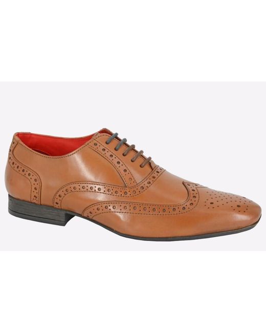 Route 21 Black Conroe Brogue for men