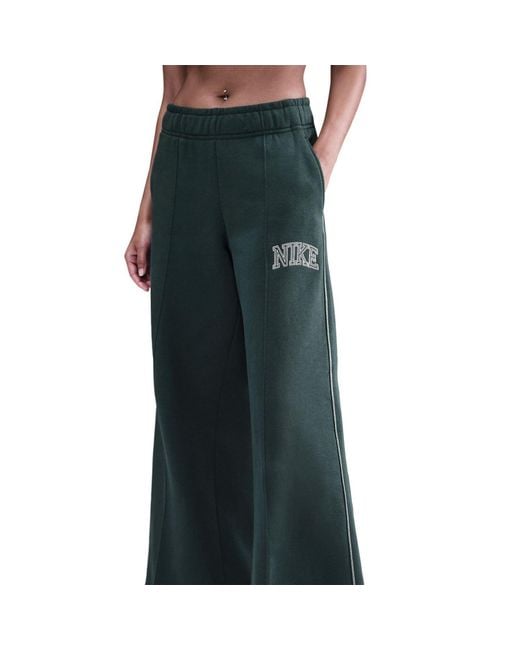 Nike Green Speed Fleece Solid Patterned Joggers