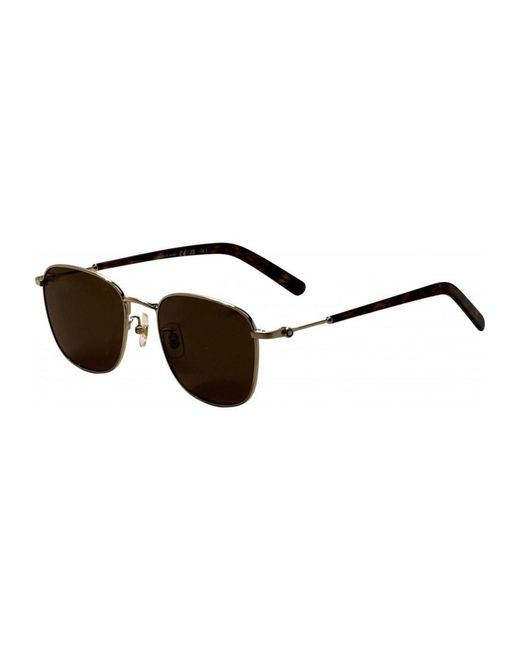 Montblanc Black Mb0392Sa 55 004 Sunglasses for men