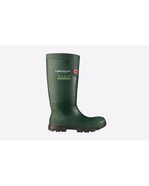 Dunlop Green Fieldpro Wellingtons for men