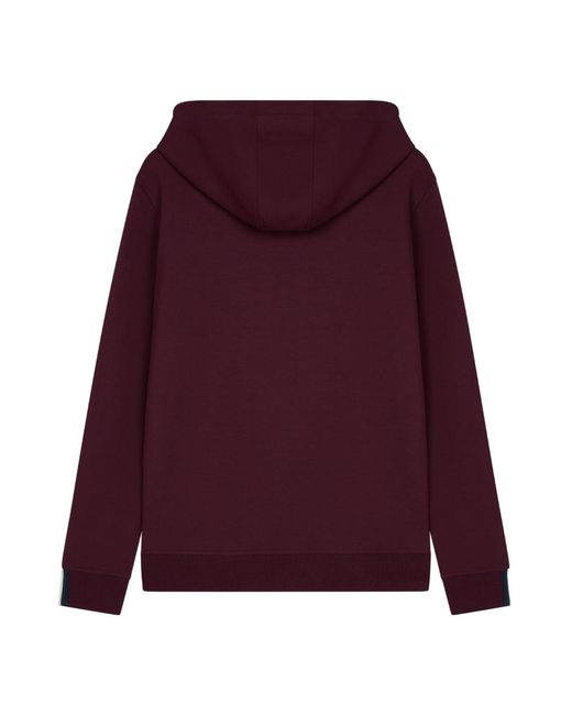 Ted Baker Purple Drotow Regular Branded Hoodie for men