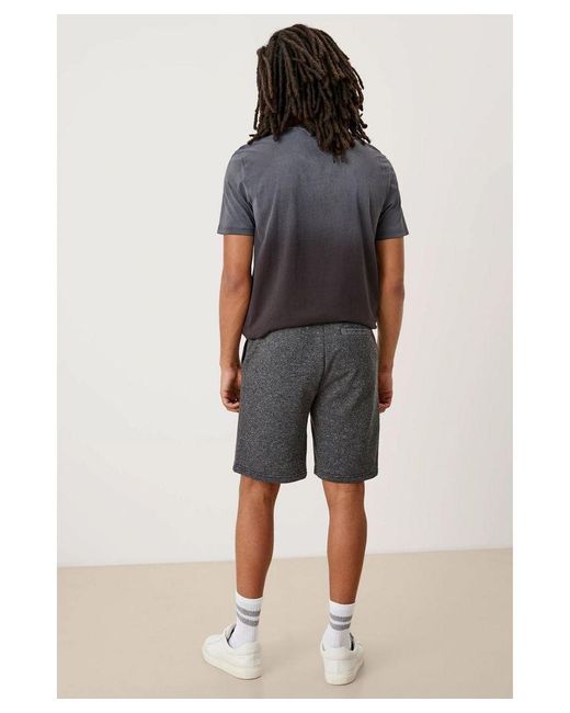 S.oliver Gray Cotton Jersey Sweat Shorts for men