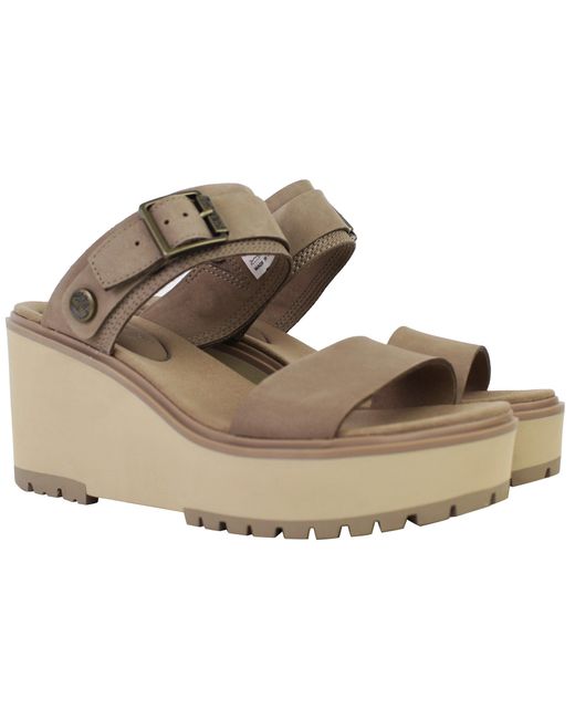 Timberland Metallic Koalyn Wedges Leather