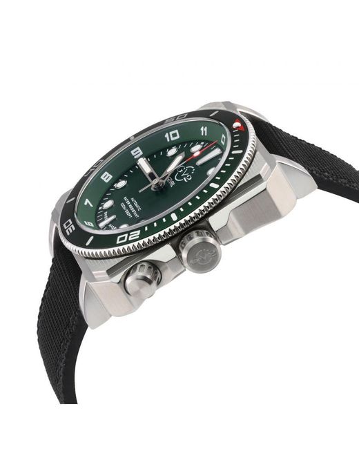 Gv2 Green Xo Submarine 4540 Swiss Automatic, Sellita Sw200 Movement Canvas Watch Luminous for men