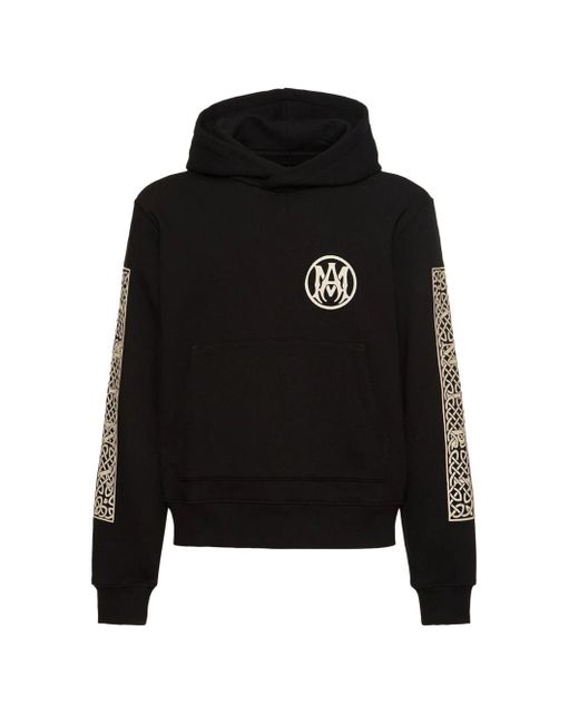 Amiri Ouija Board Design Zwarte Hoodie in het Black voor heren