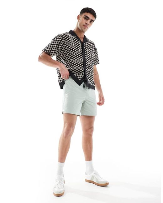 Farah Blue Colbert Swim Shorts for men