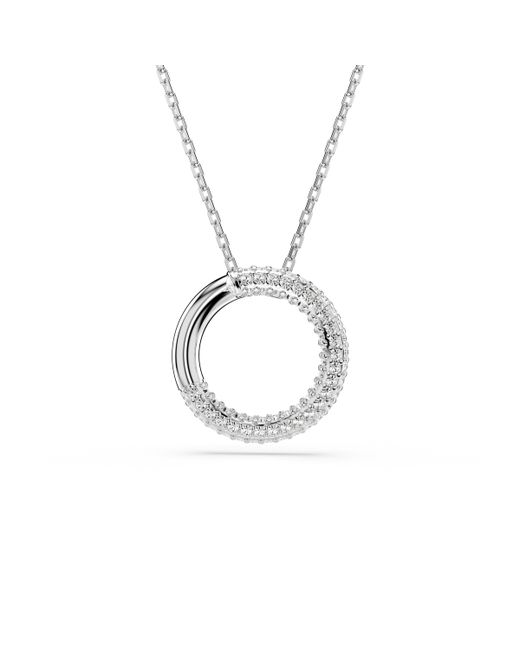Swarovski Metallic 'Dextera' Base Metal Necklace