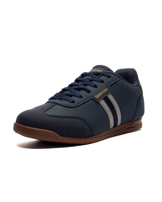Lambretta Blue Tackle Trainers for men