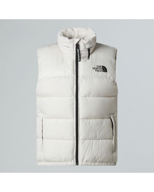 The North Face White Puffy Gilet