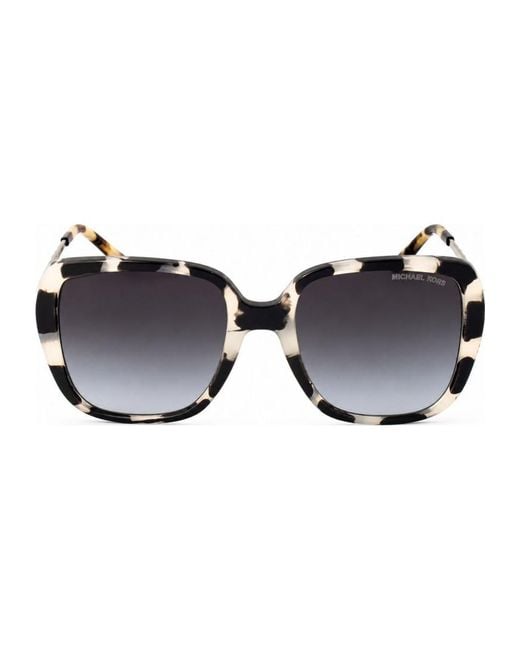 Michael Kors Black Mk 2206 55 Snowleopard Albany Sunglasses