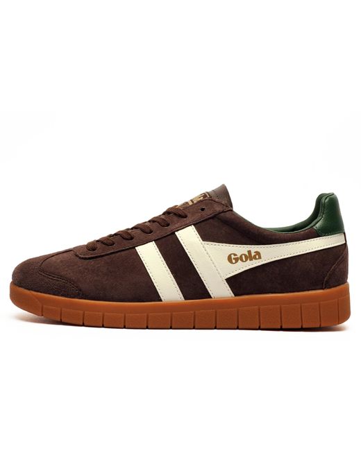 Gola Black Classics Hurricane Suede Trainers for men