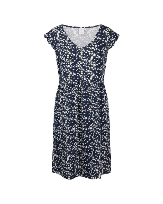 Trespass Blue Ladies Gertha Daisy Jersey Dress